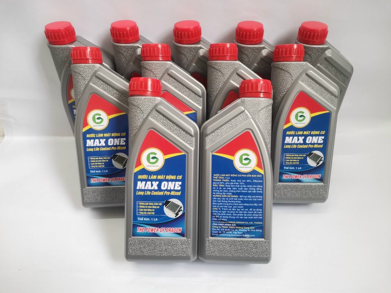 nước làm mát động cơ chính hãng max one thái lan