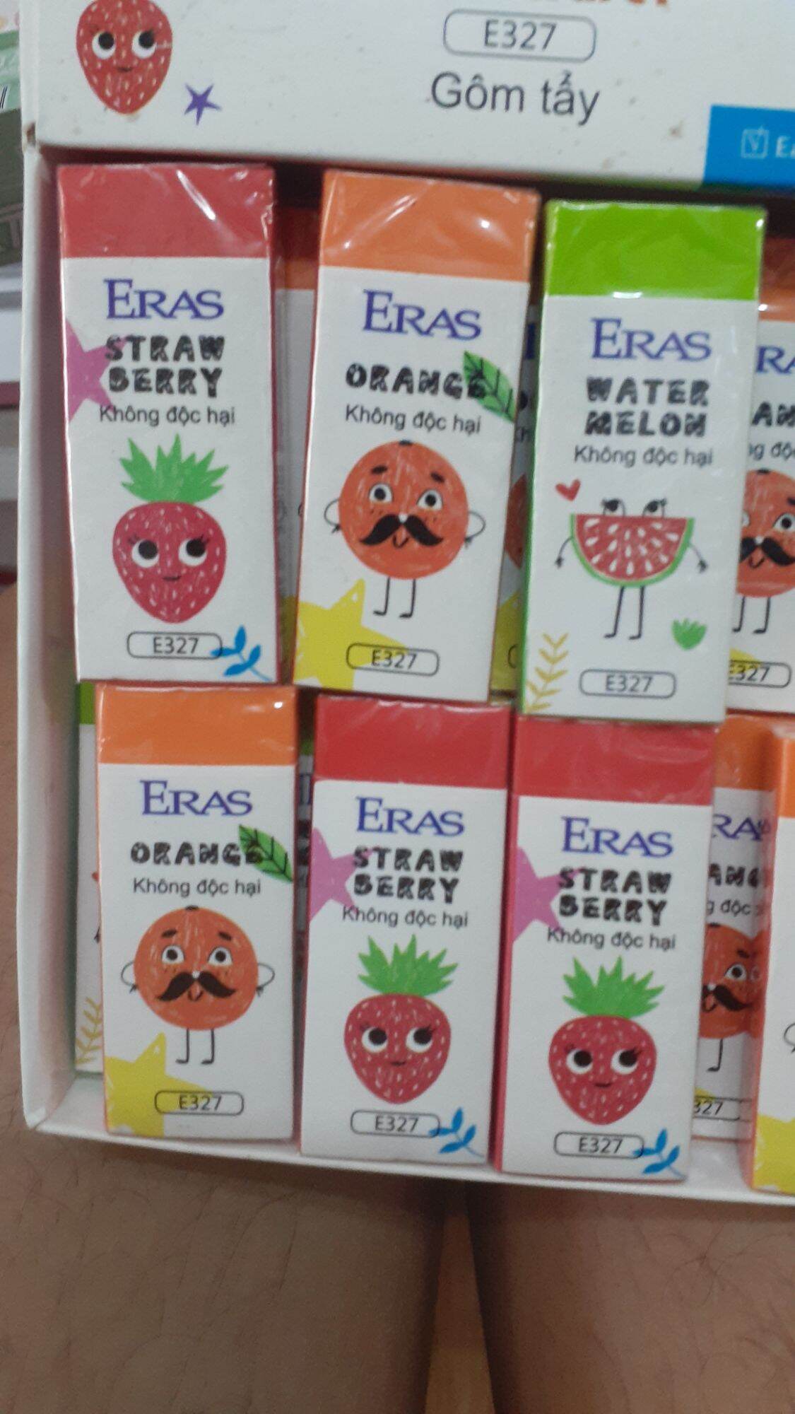 Tẩy bút chì, gôm tẩy Eras e327
