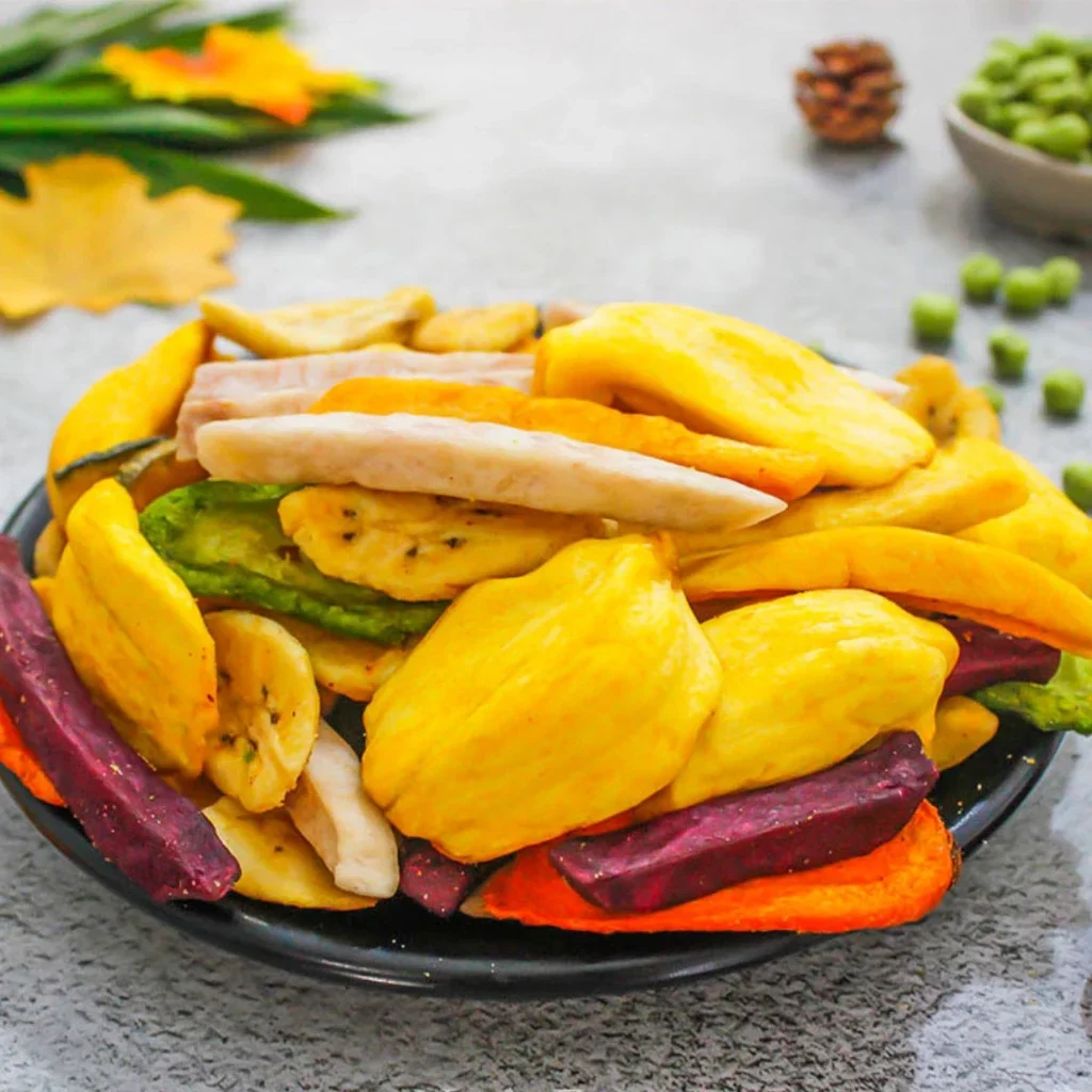 Trái cây sấy thập cẩm giòn ngon loại nhất | Hũ pet 270g