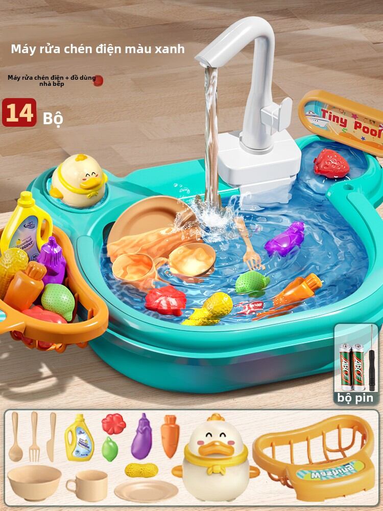 Đồ Chơi Máy Rửa Chén Trẻ Em Đồ Chơi Nhà Bếp Cho Bé Trai Và Bé Gái Đồ Chơi Điện Tử Đồ Chơi Sinh Nhật Cho Trẻ Từ 1-3 Tuổi Đồ Chơi Giáo Dục