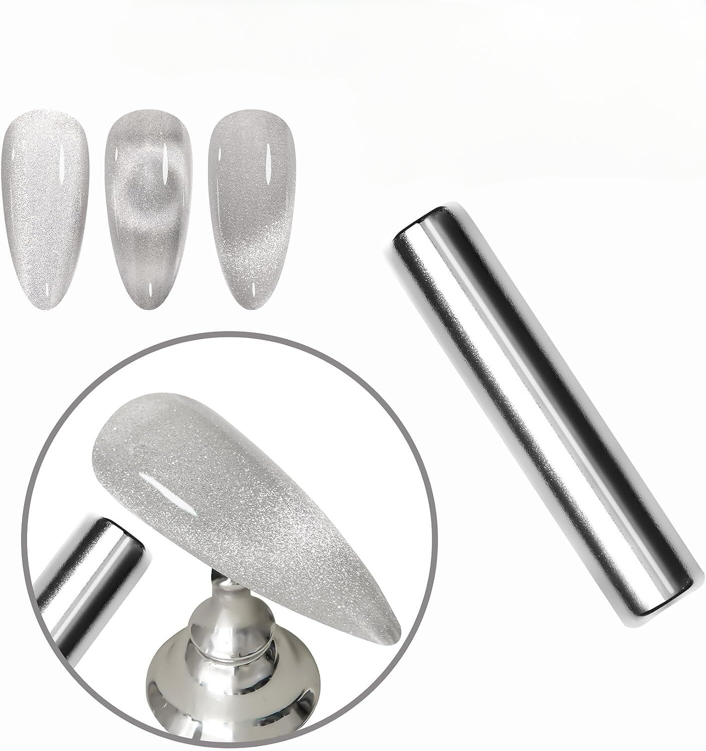 Nam châm hơ sơn gel mắt mèo các loại