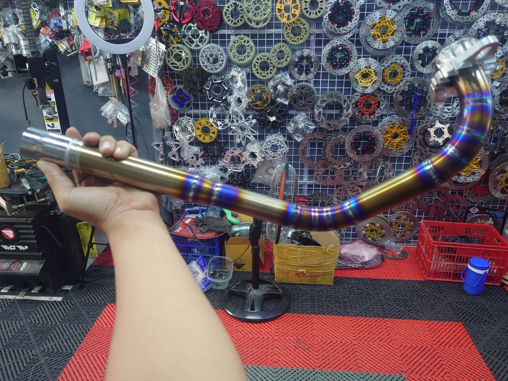 cổ bô titan xịn size 32 cho ex 150