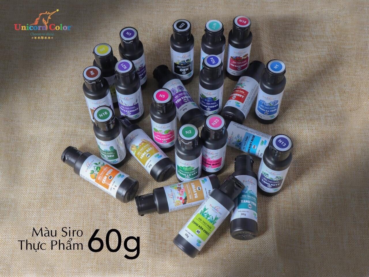 Màu siro thực phẩm Unicorn Màu SIÊU ĐỎ (60G)