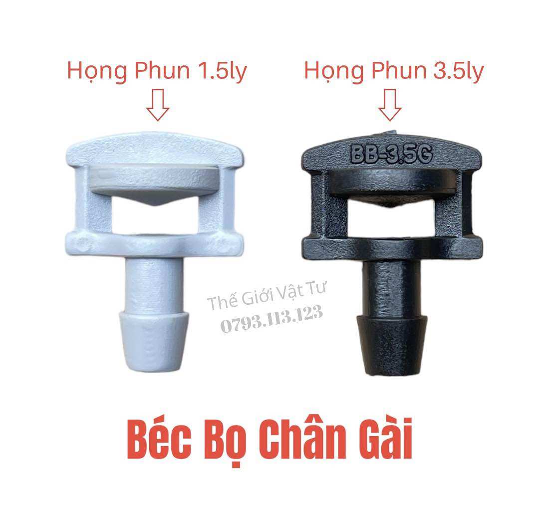 Béc bọ chân gài nối ống 6 ly
