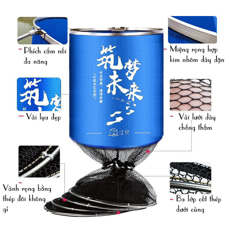 Rọng đựng cá song ngư, rọng cá khung kim loại siêu bền, siêu rẻ