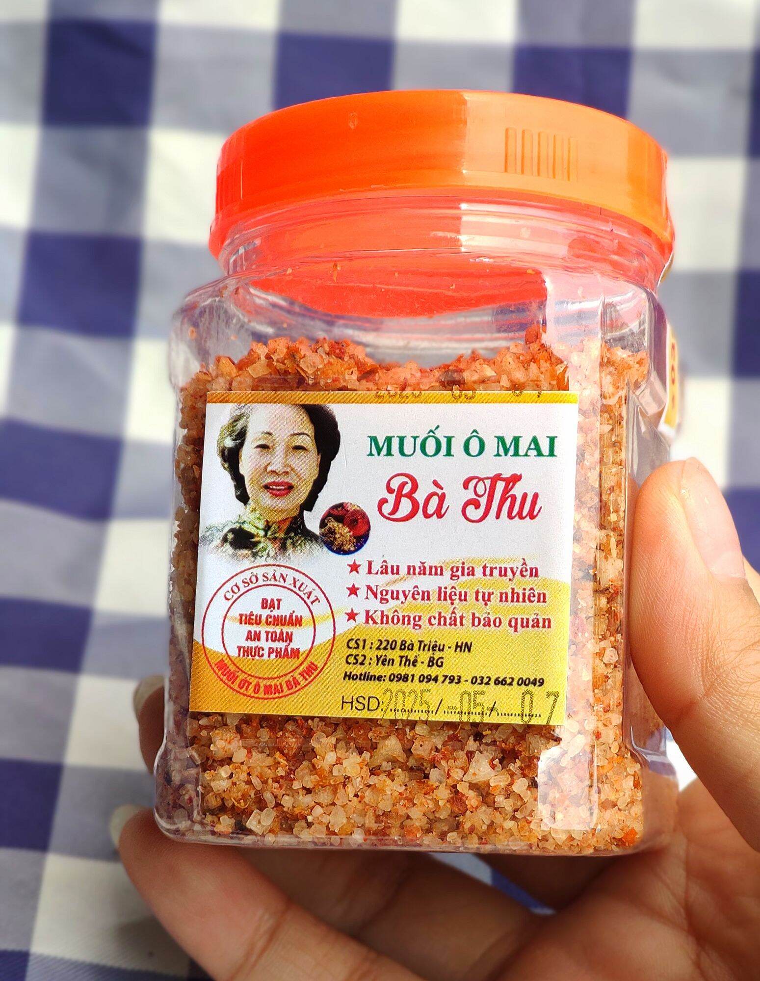 Muối Ô Mai Bà Thu Lọ 120g