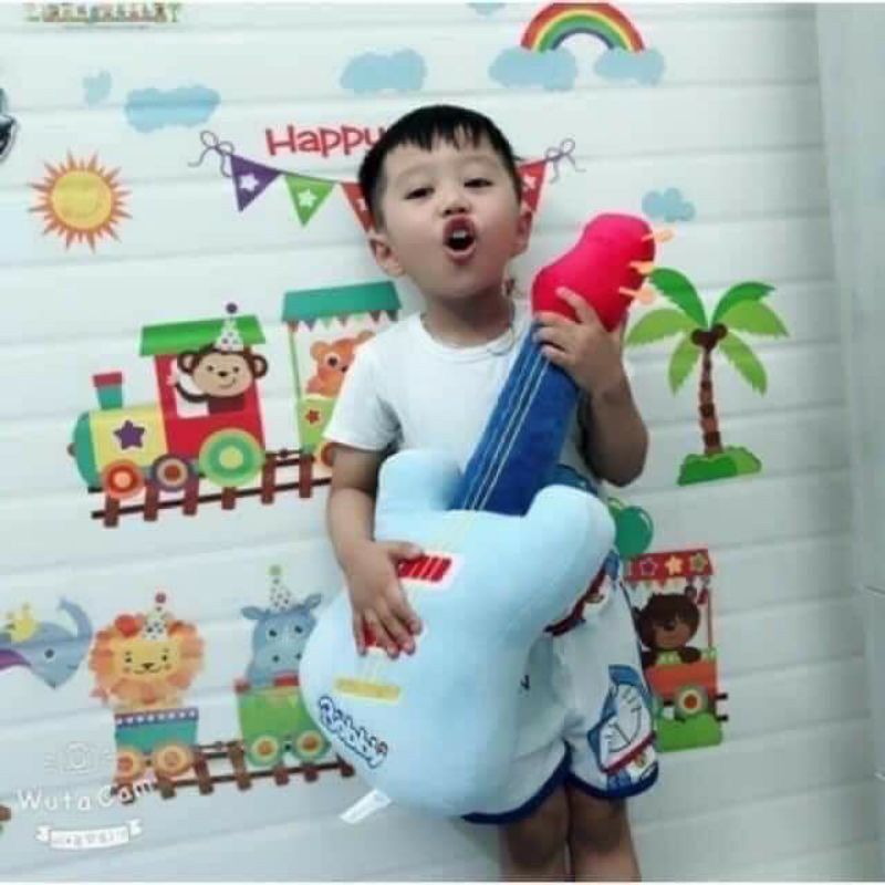 Gối ôm hình đàn cho bé (Hàng KM Bobby)