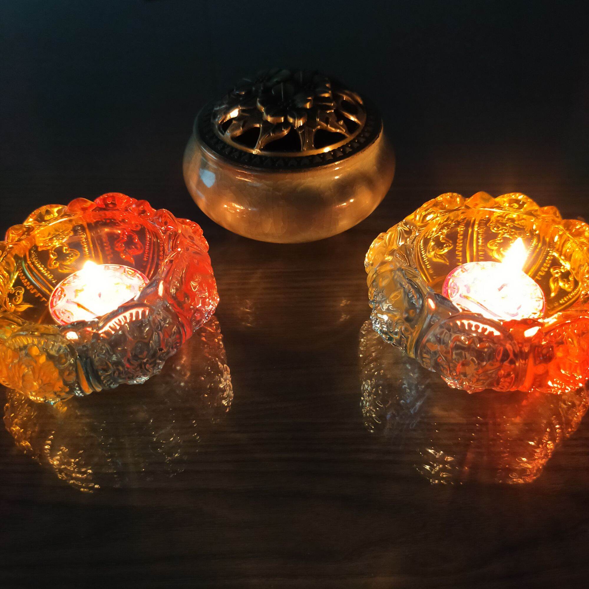 Đế nến tealight. Đế nến Cát Tường. Đế nến decor