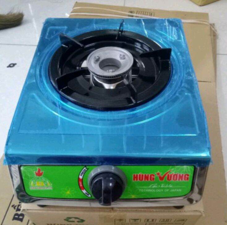 Bếp biogas mặt inox đơn
