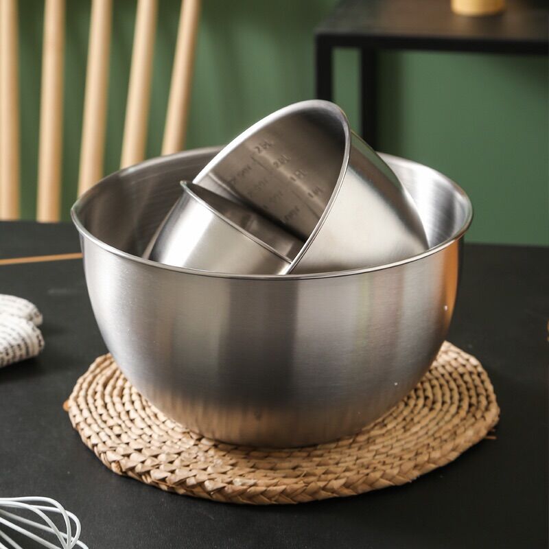 Âu trộn bột, đánh kem inox 304