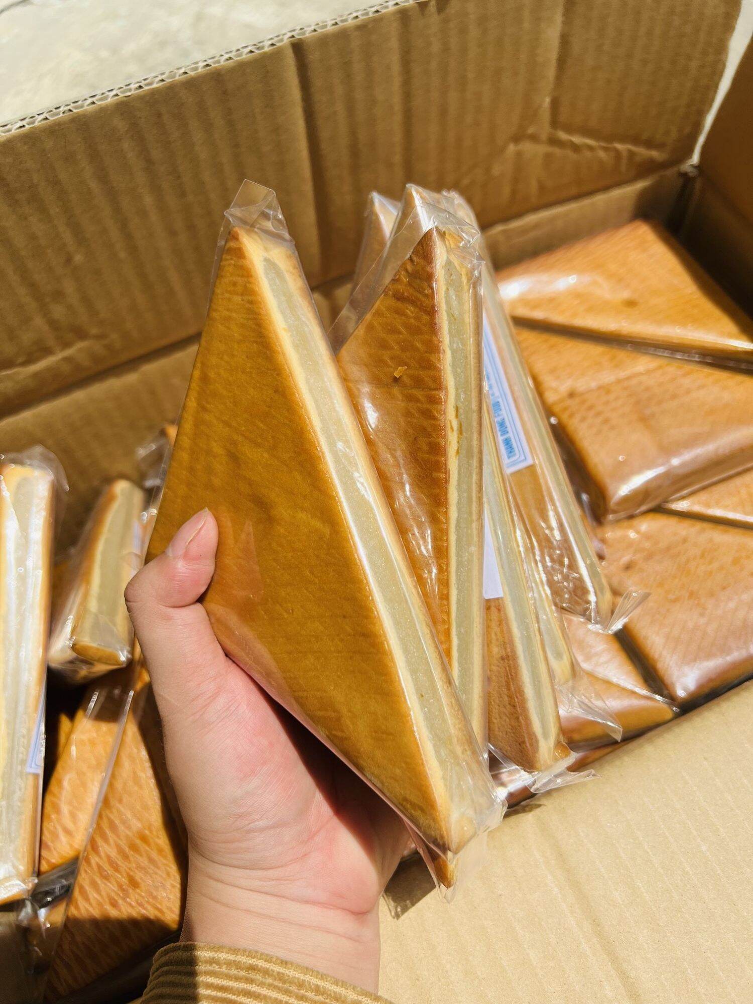 Bánh xà lam dừa miếng 200g (Ăn vặt thuần chay)