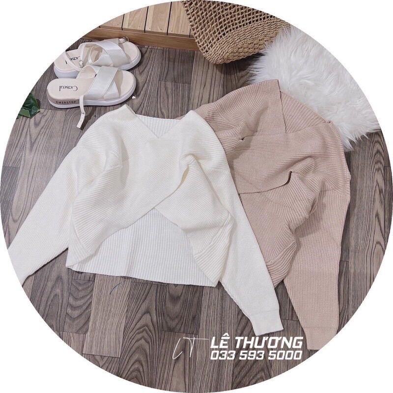 Set Đầm 2 dây xẻ + áo đắp chéo
