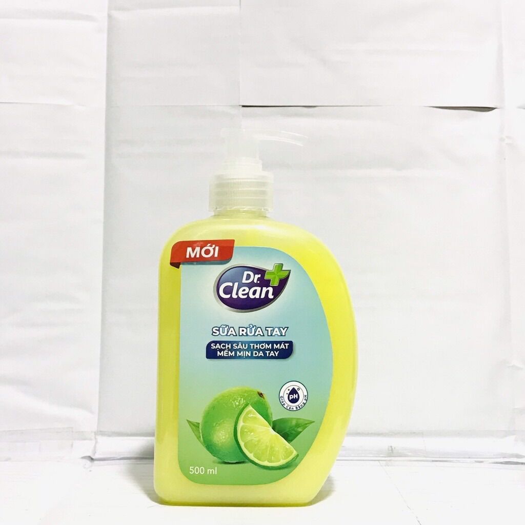 Sửa rửa tay DR Clean hương chanh 500mL
