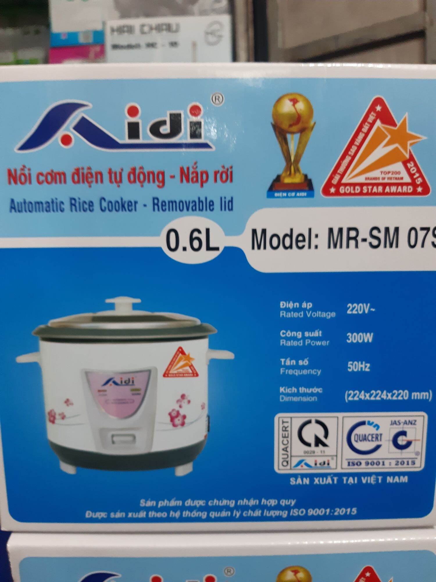 Nồi Cơm Điện AiDi 0.6L