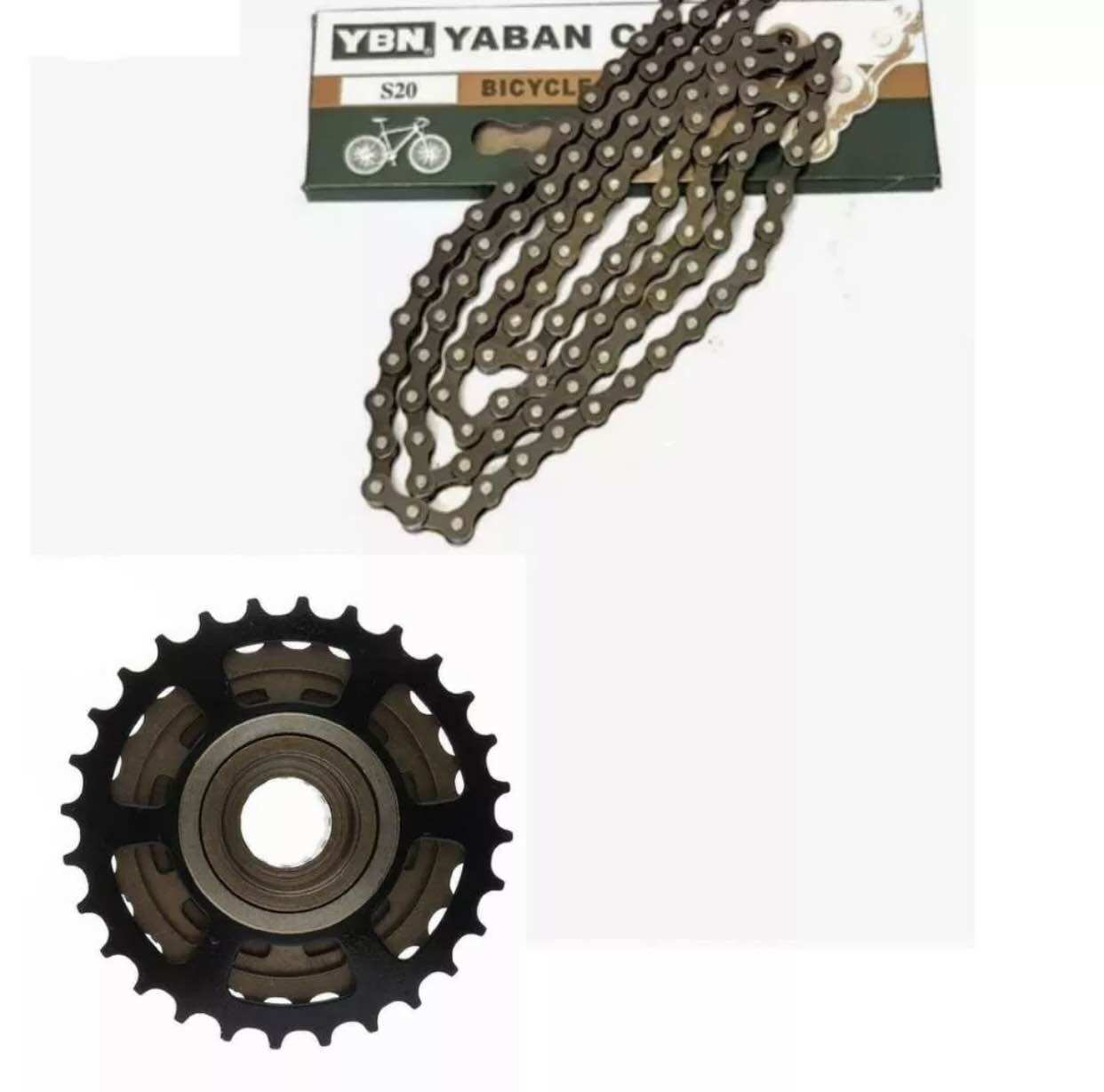 COMBO SÊN XÍCH VÀ LÍP VẶN XE ĐẠP 7 TẦNG XI