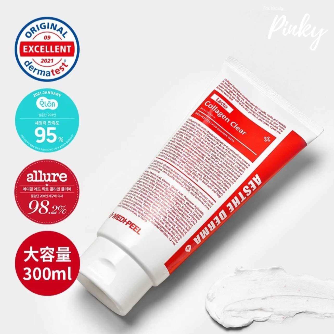 Sữa rửa mặt Medipeel Lacto Collagen Clear Cleansing Foam 300ml