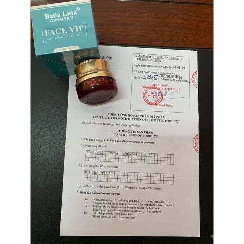 face Vip Dưỡng Siêu Trắng Da Balla Luta