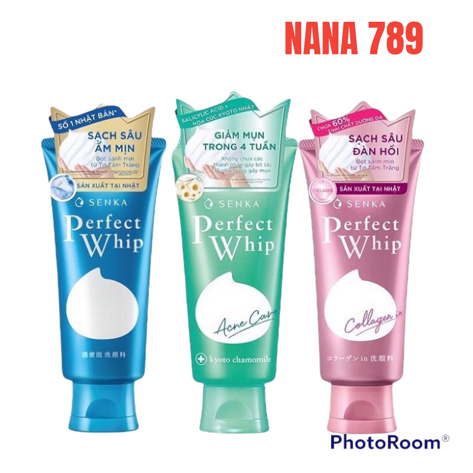 Sữa rửa mặt senka perfect whip 120g - nhật bản