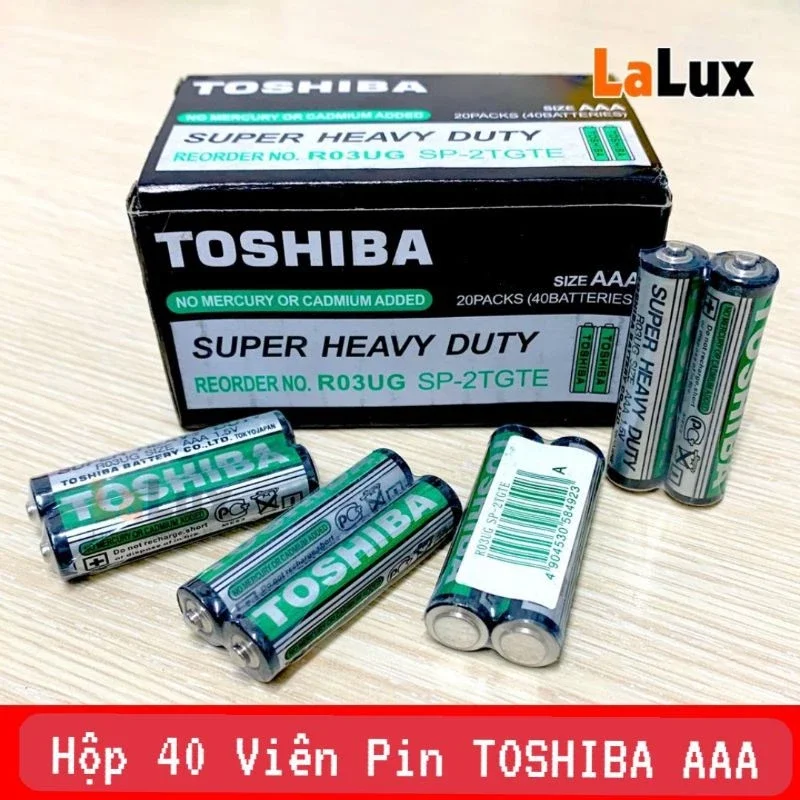Hộp 40 viên pin aaa toshiba
