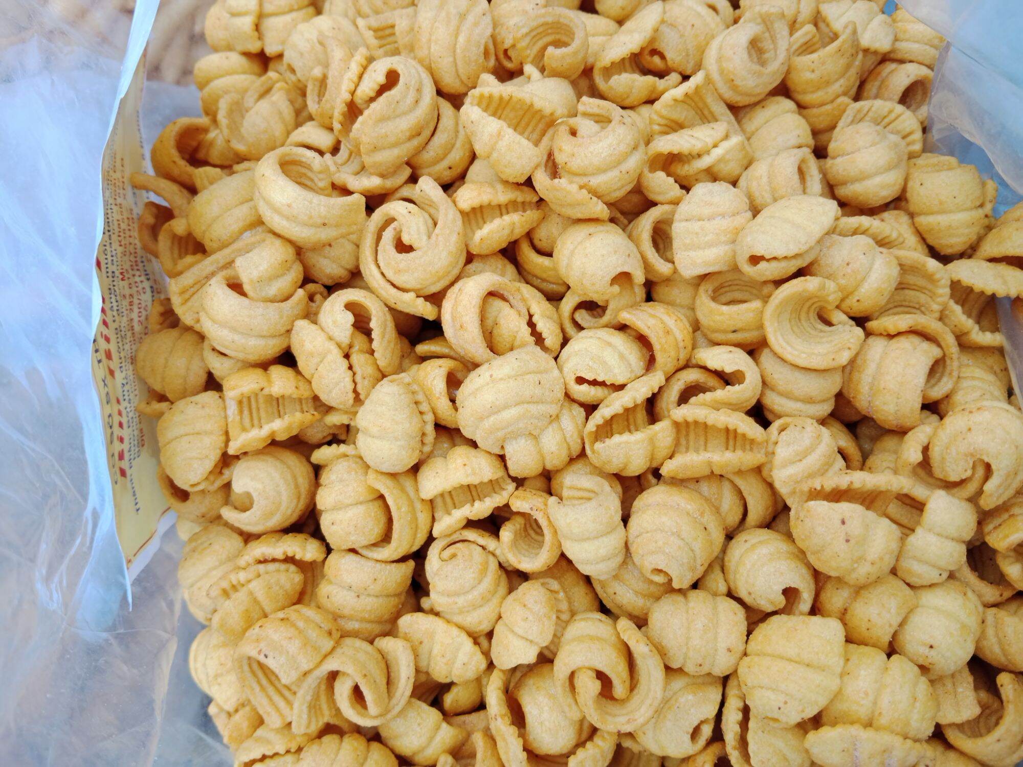 500gr snack ốc sò, bim bim ốc sò không vừng giòn giòn