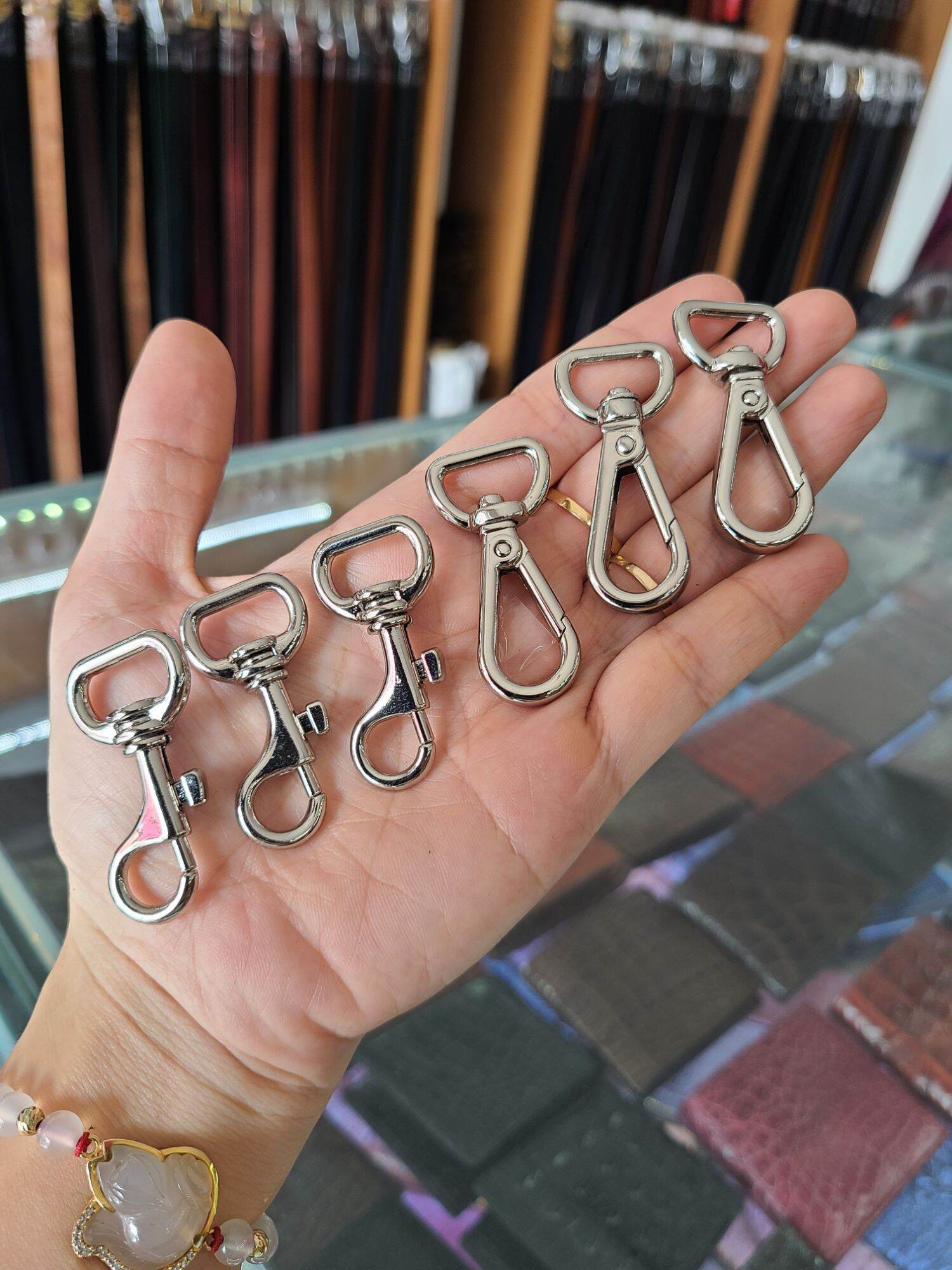 Khoen móc càng cua, khoen móc chó, phụ kiện làm túi xách cao cấp