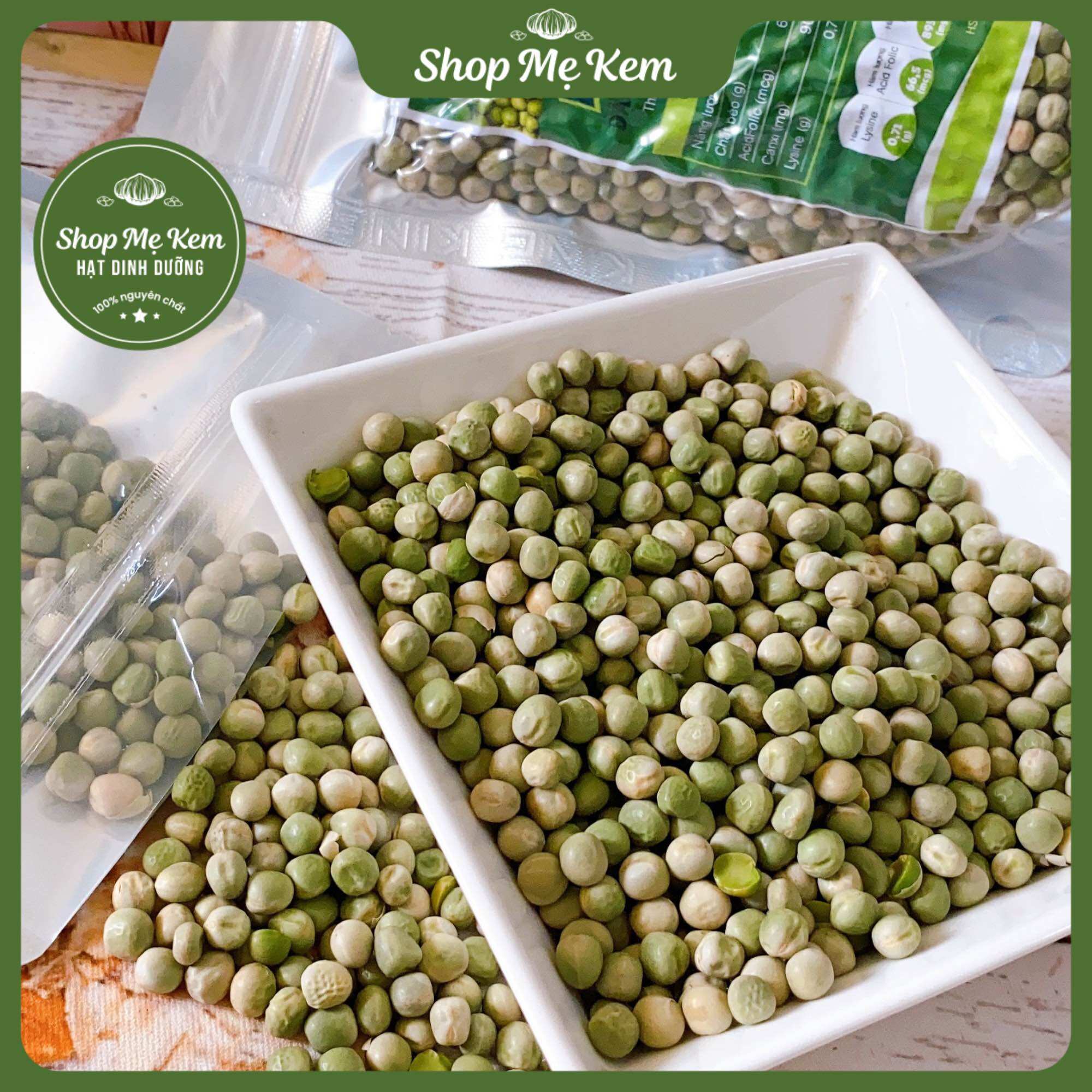 500G Đậu hà lan hữu cơ làm sữa