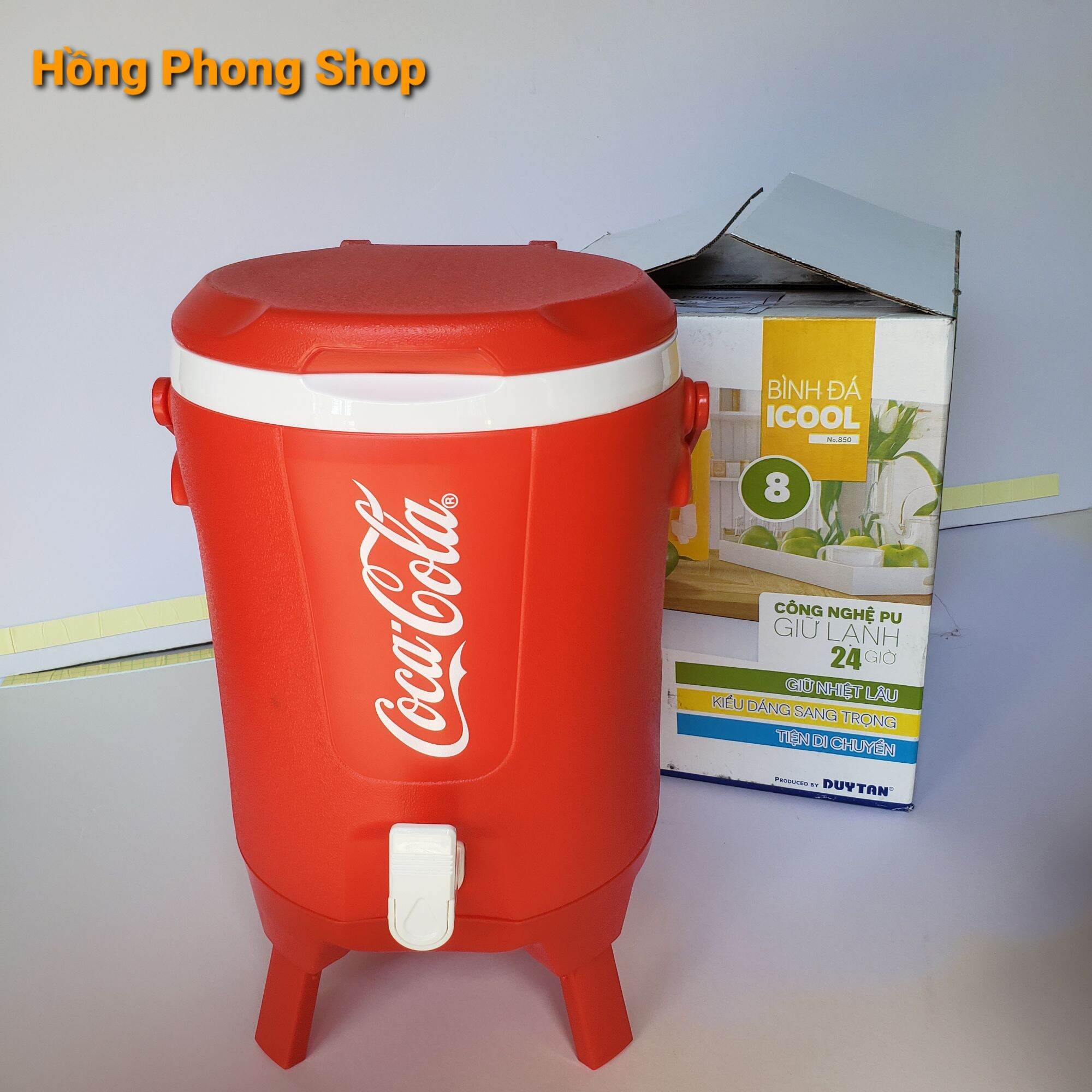 Bình đá duy tân có vòi 8l