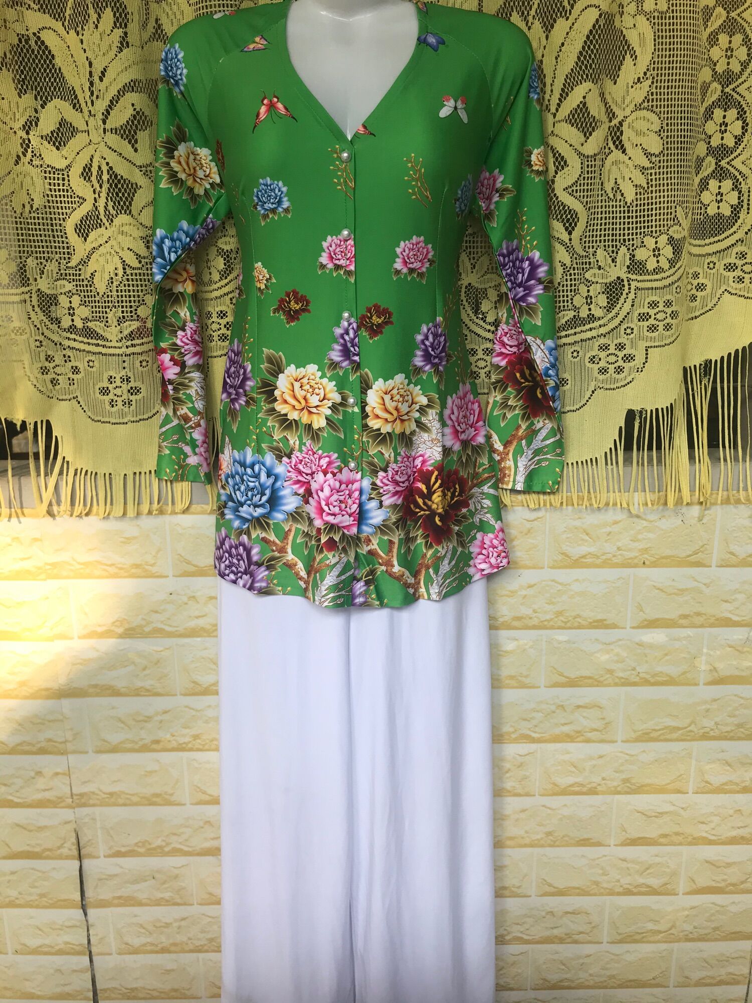 ÁO LẺ BÀ BA VẢI THUN IN 4D size L 55-60kg