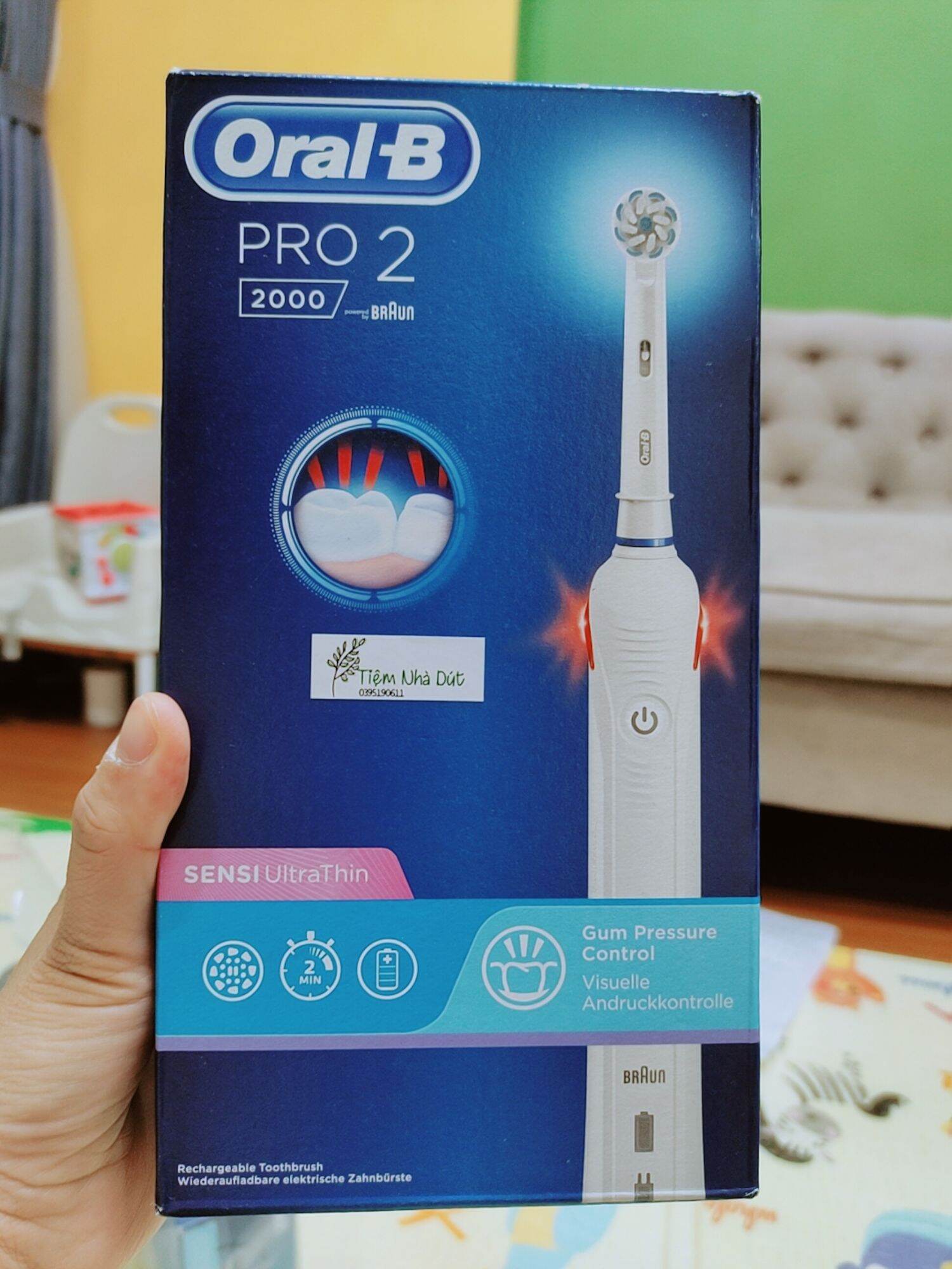 Bàn chải điện Oral b Pro2 (made in Germany)