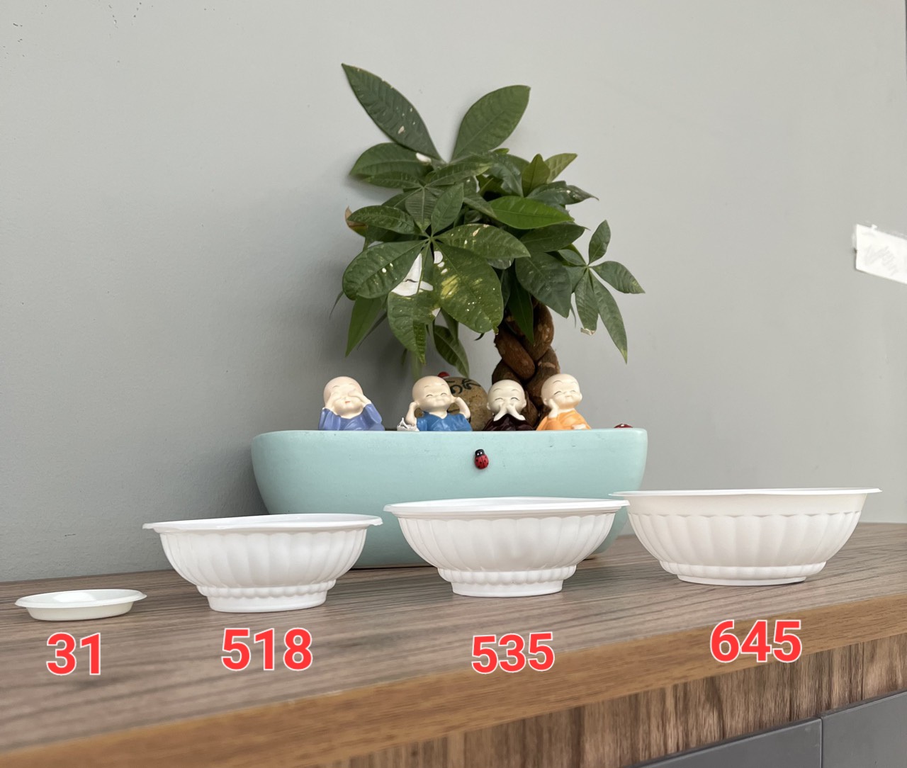 50 Chén bát nhựa dùng 1 lần