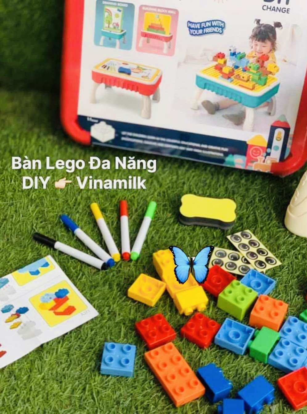 BỘ BÀN HỌC LẮP RÁP LEGO