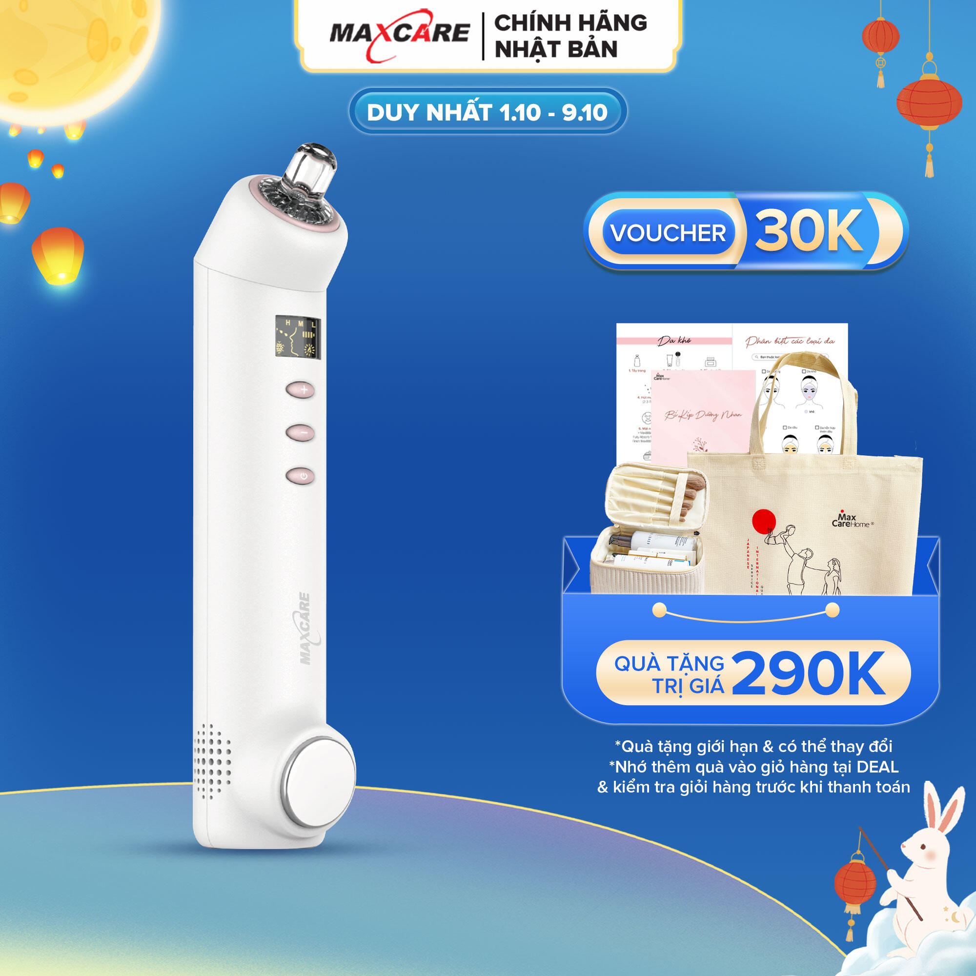 Máy hút mụn đầu đen nóng lạnh Max666