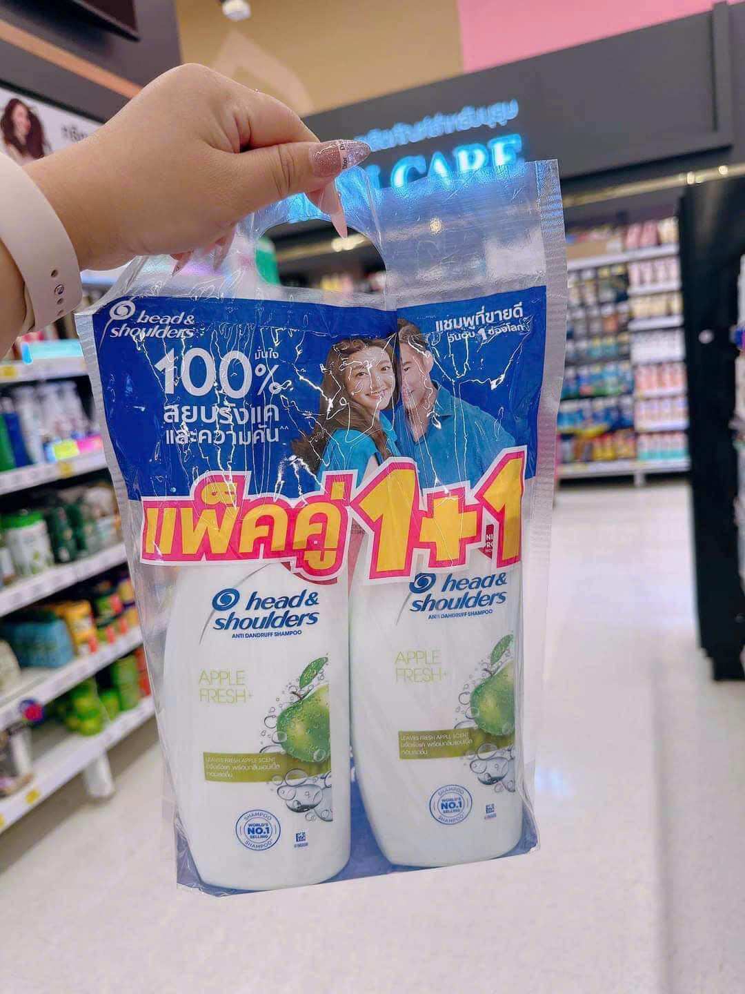 Set 2 chai dầu gội head & shoulders thái lan