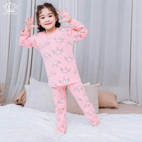 Bộ ngủ mặc nhà bé gái
