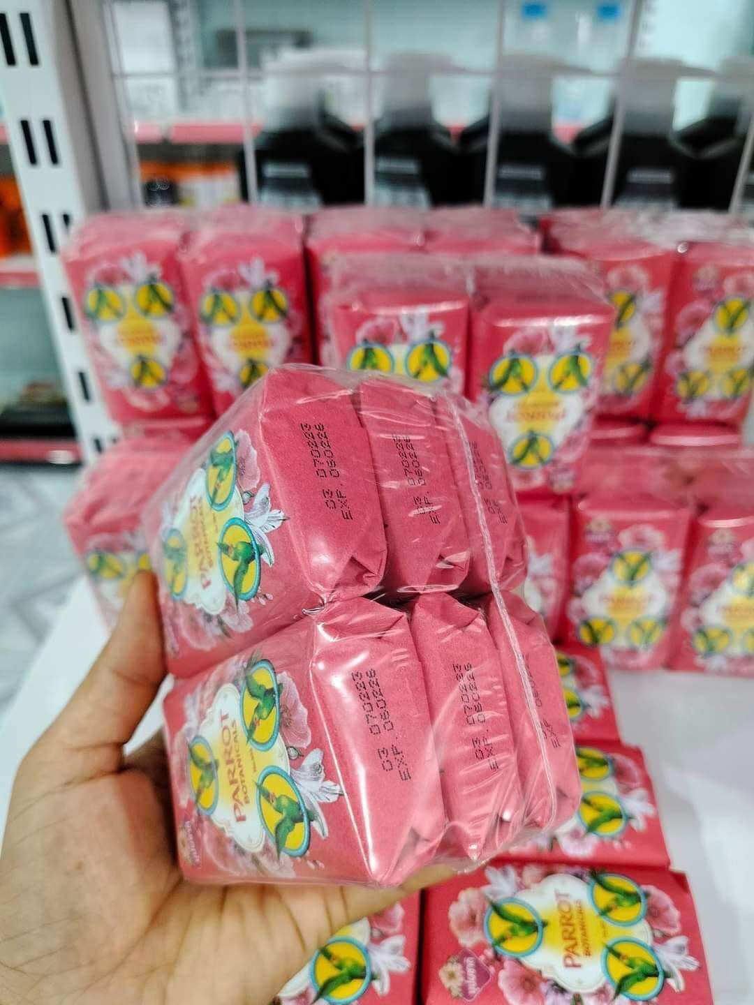 Lốc 6 cục xà phòng vẹt parrot thái lan