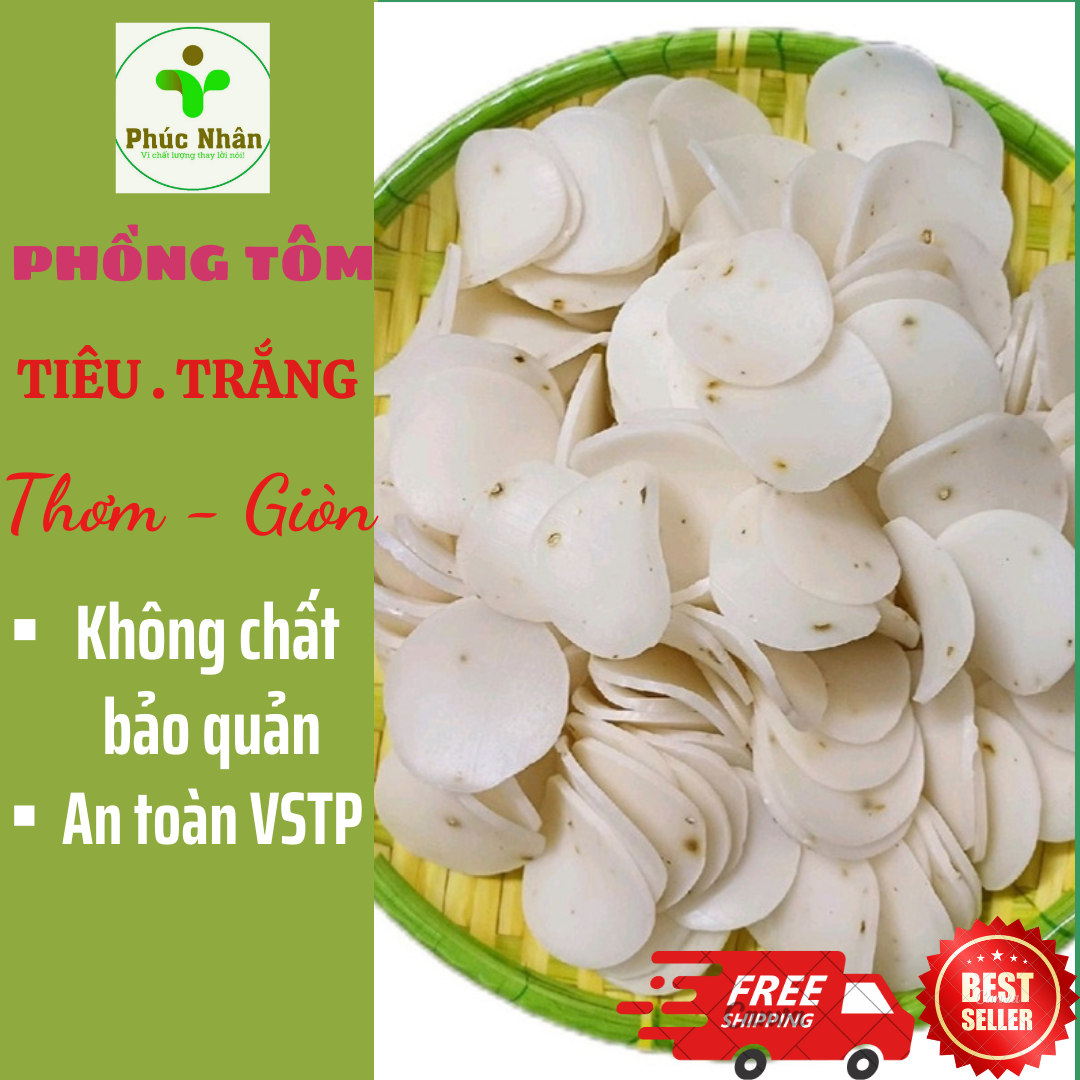 Bánh phồng tôm tiêu cay - bpt tiêu trắng