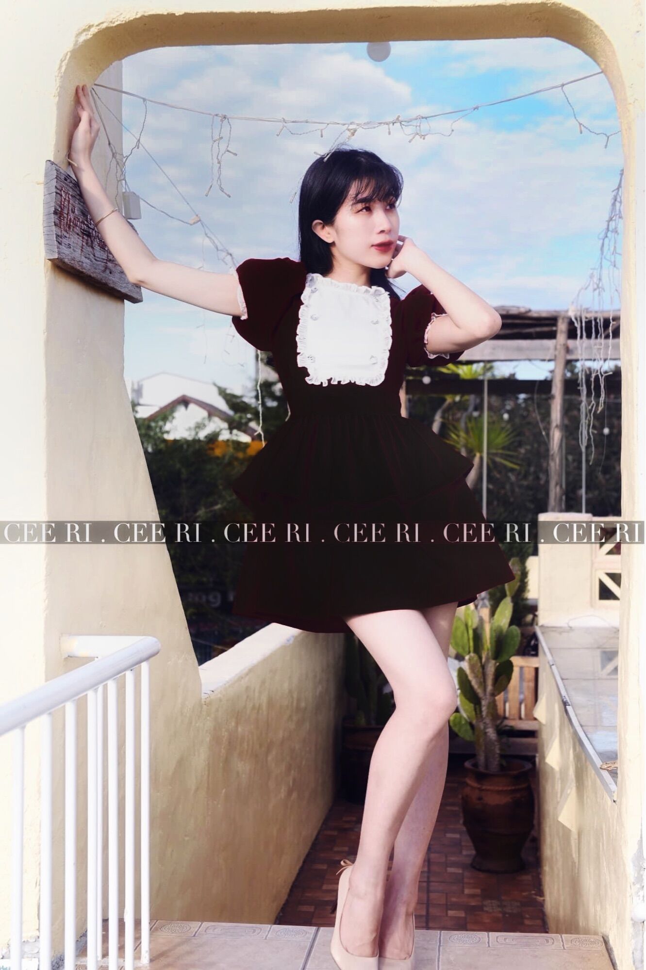 Mẫu xoè phối màu basic