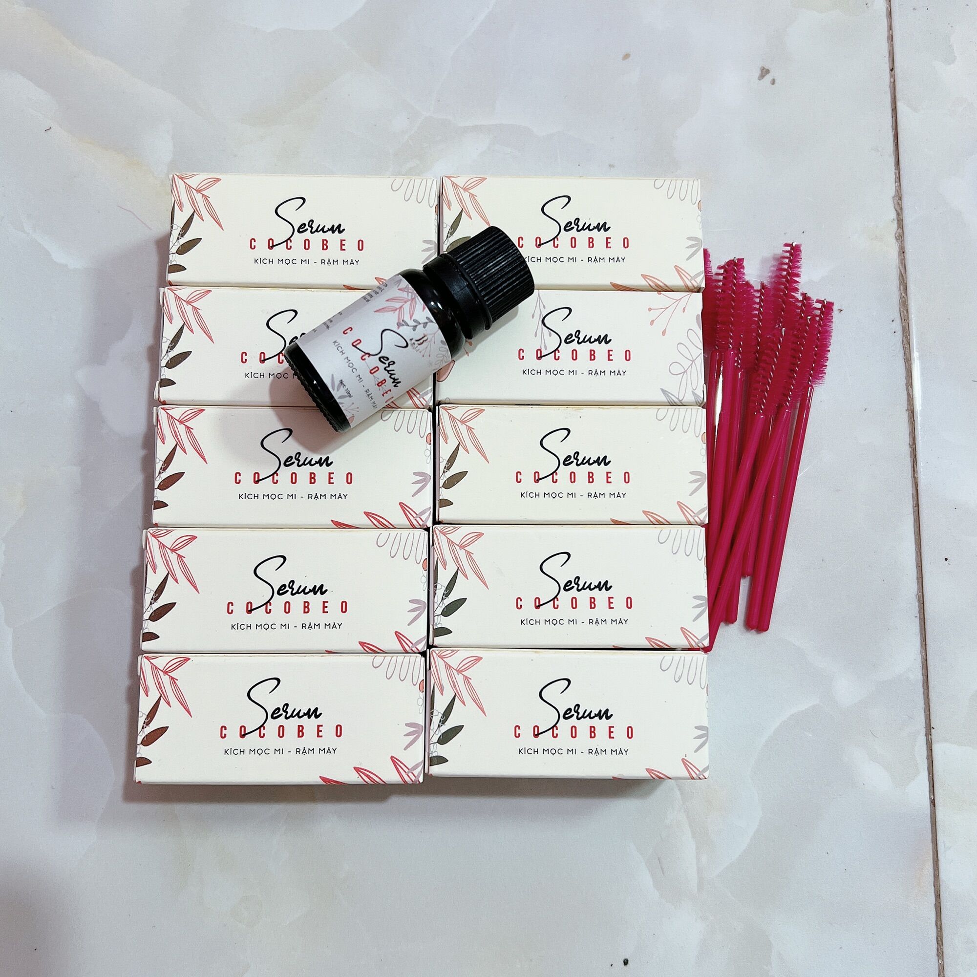 Serum kích mọc mi cocobeo combo 10chay