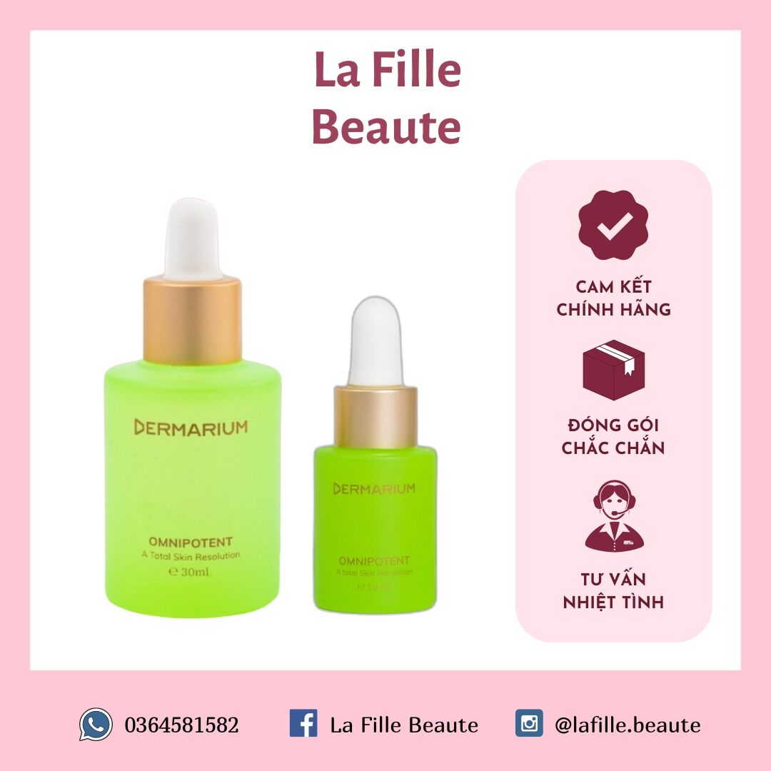 Tinh chất toàn năng Dermarium Omnipotent Serum chứa Niacinamide