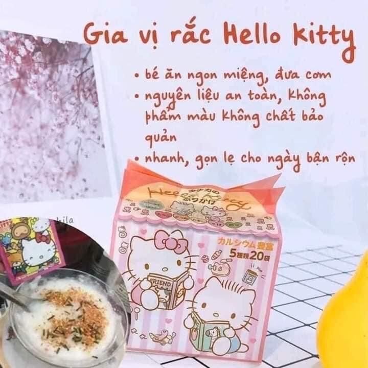 Gia vị rắc cơm Hello kitty Nhật