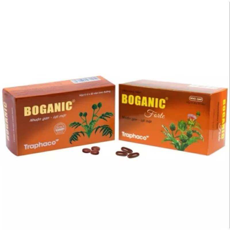 Bổ gan Boganic của Traphaco giúp mát gan và giải độc gan 100 viên