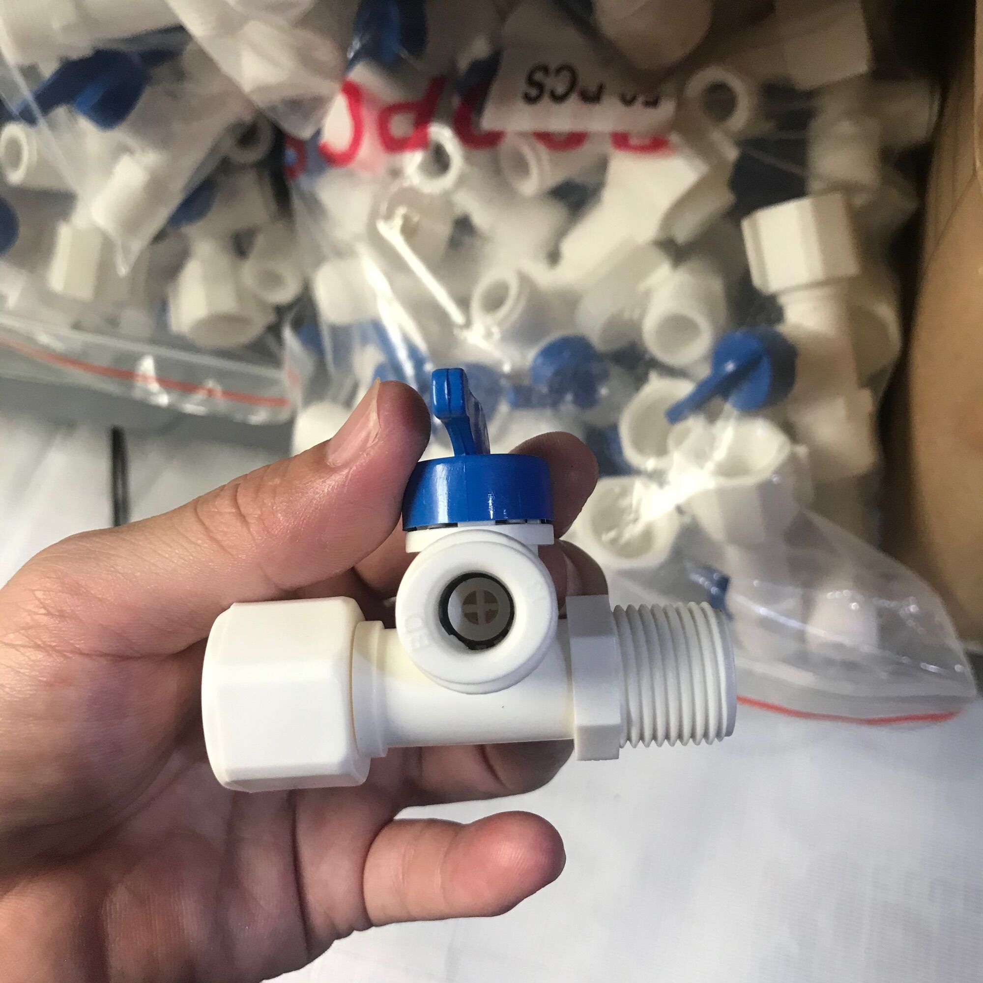 Khẩu chia máy lọc nước dây 10