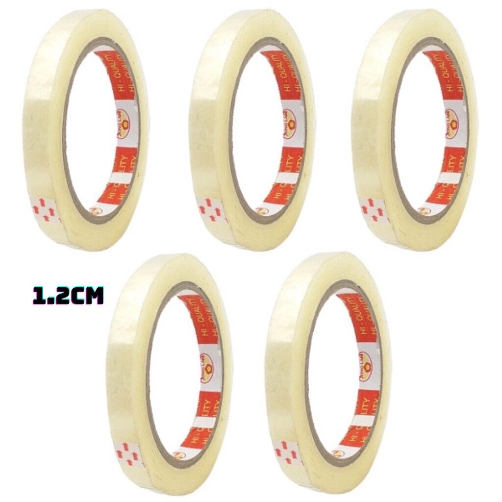 Băng keo trong 80yds 1,2cm - 2,5cm - 5cm