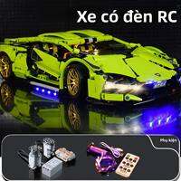 Đua Xe Thể Thao Xe Mô Hình Khối Xây Dựng Cơ Khí Tốc Độ Xe Siêu Xe Gạch Đồ Chơi Xếp Hình Cho Trẻ Em Và Người Lớn Unisex Quà Tặng