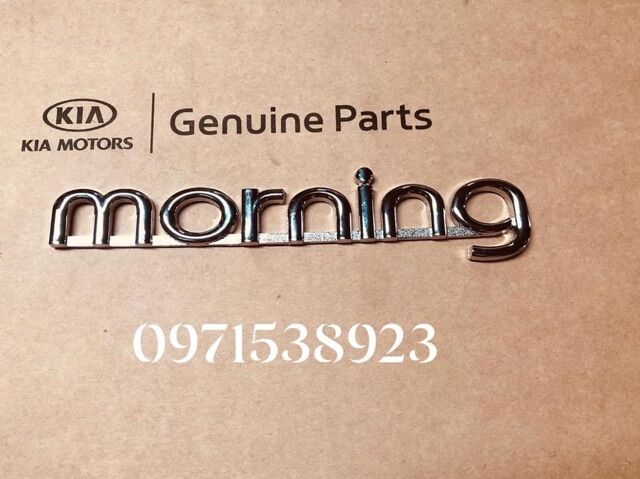 logo chữ nổi Kia morning 2004-2011