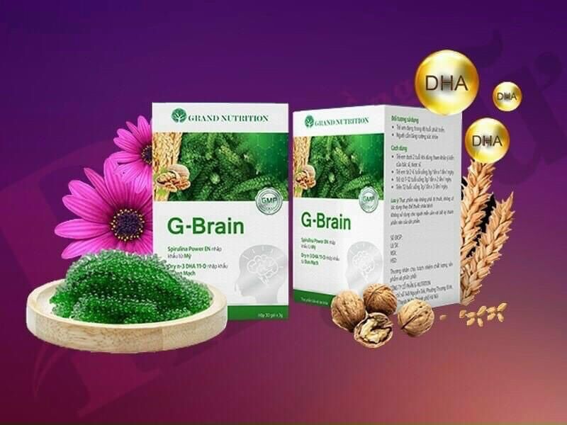 Cốm bổ não gbrain chính hãng.