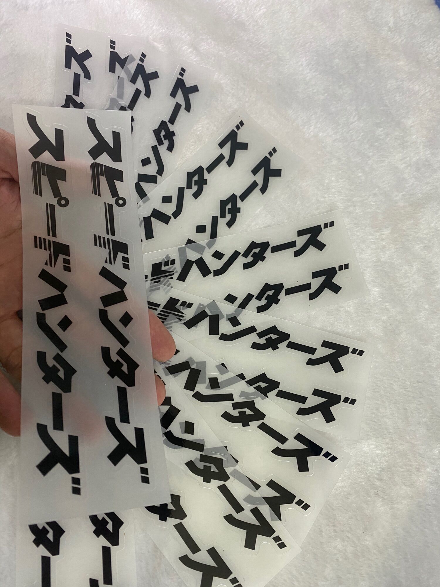 Cặp tem nhật cắt decal siêu trong