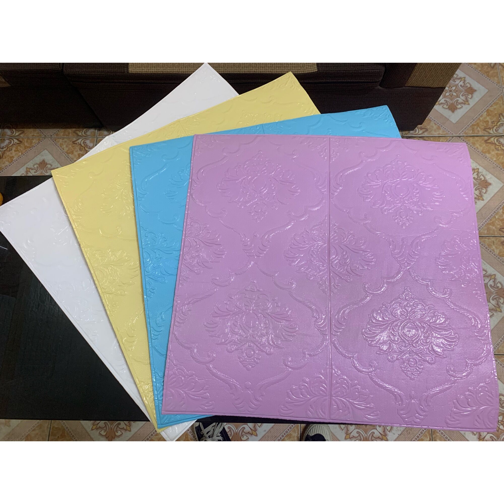 Xốp dán tường Hoa Văn Cổ Điển 70x35cm