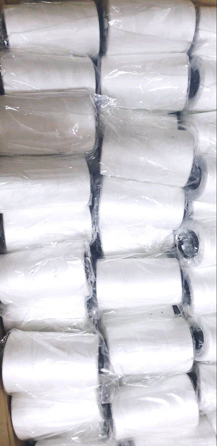 10 cuộn chỉ may công nghiệp, chỉ trắng