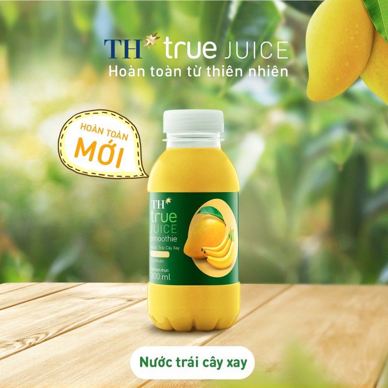 Lốc 6 chai nước ép xoài / xoài chuối 300ml